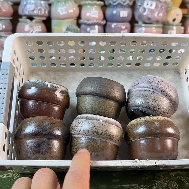 红陶量货/口高深浅搭配发6