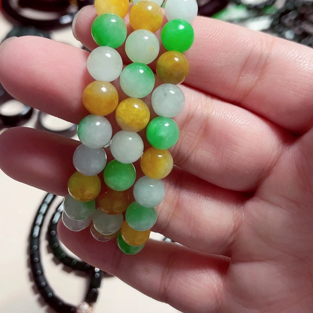 翡翠未镶嵌颈饰先鉴后发一物一证