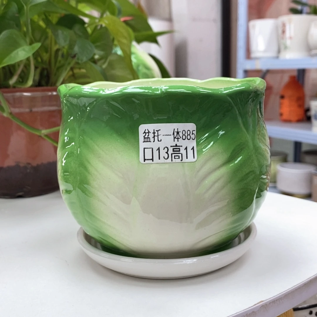 @夏西陶瓷花盆@@5885