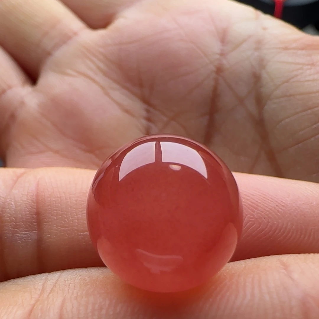 南红玛瑙未镶嵌圆珠14.7