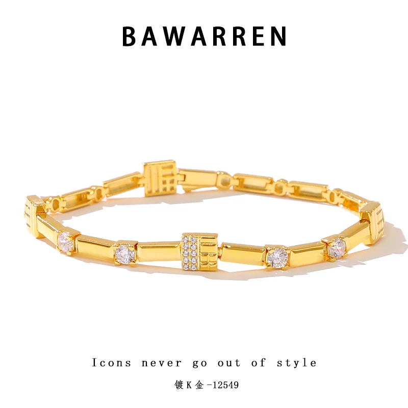 Bawarren 12549-【六福】轻奢时尚百搭手链