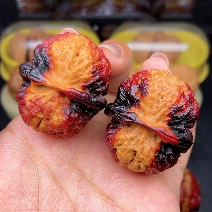 【闪购商品】文玩核桃手串37尺七彩蚂蚁元宝