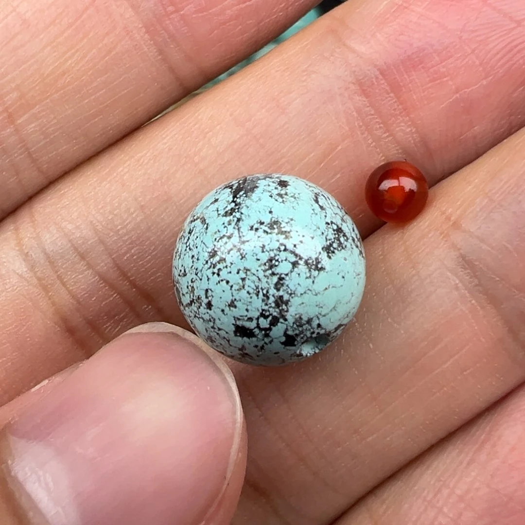 南红玛瑙配饰未镶嵌卡12.8