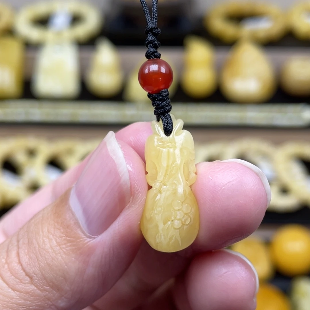 琥珀裸石未镶嵌琥珀蜜蜡