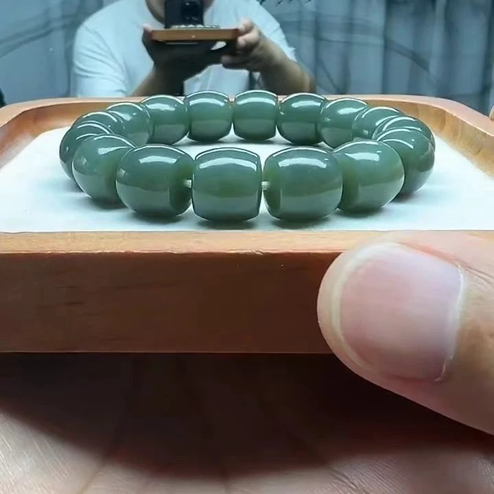 纯天然且末毕业收藏级手串直切手链卡14拍一发一