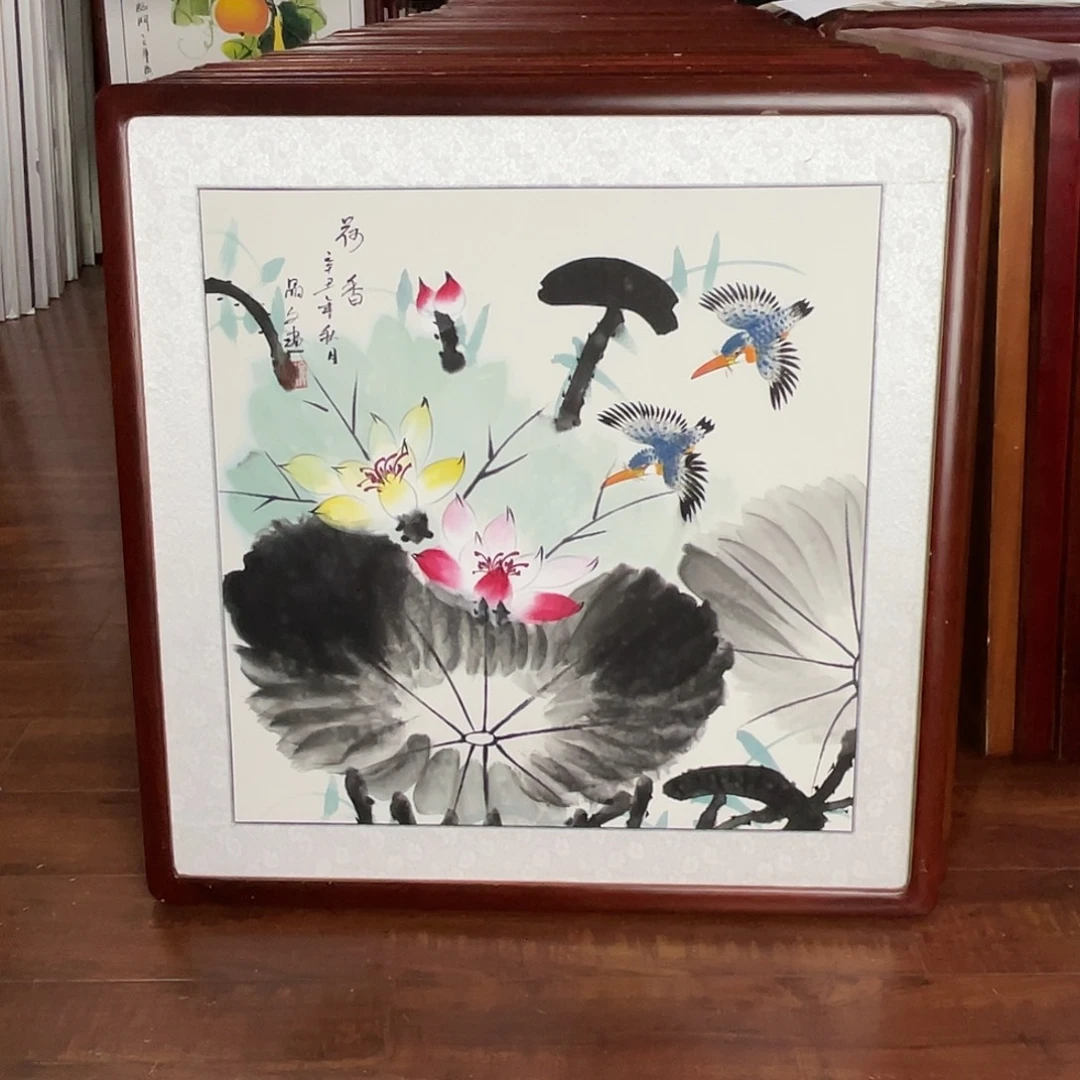 国画带框尺寸63*63厘米