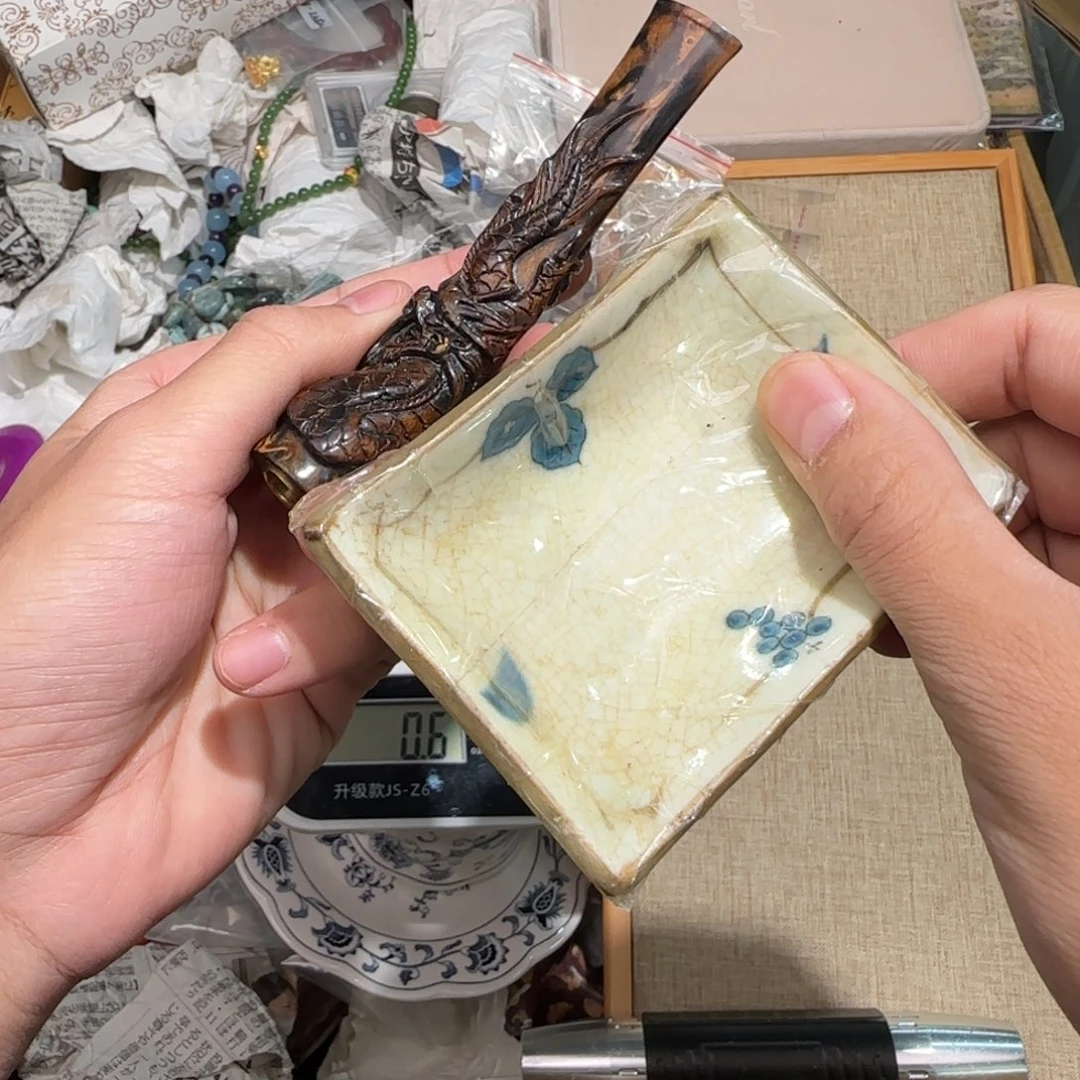 陶瓷孤品单件车里拍