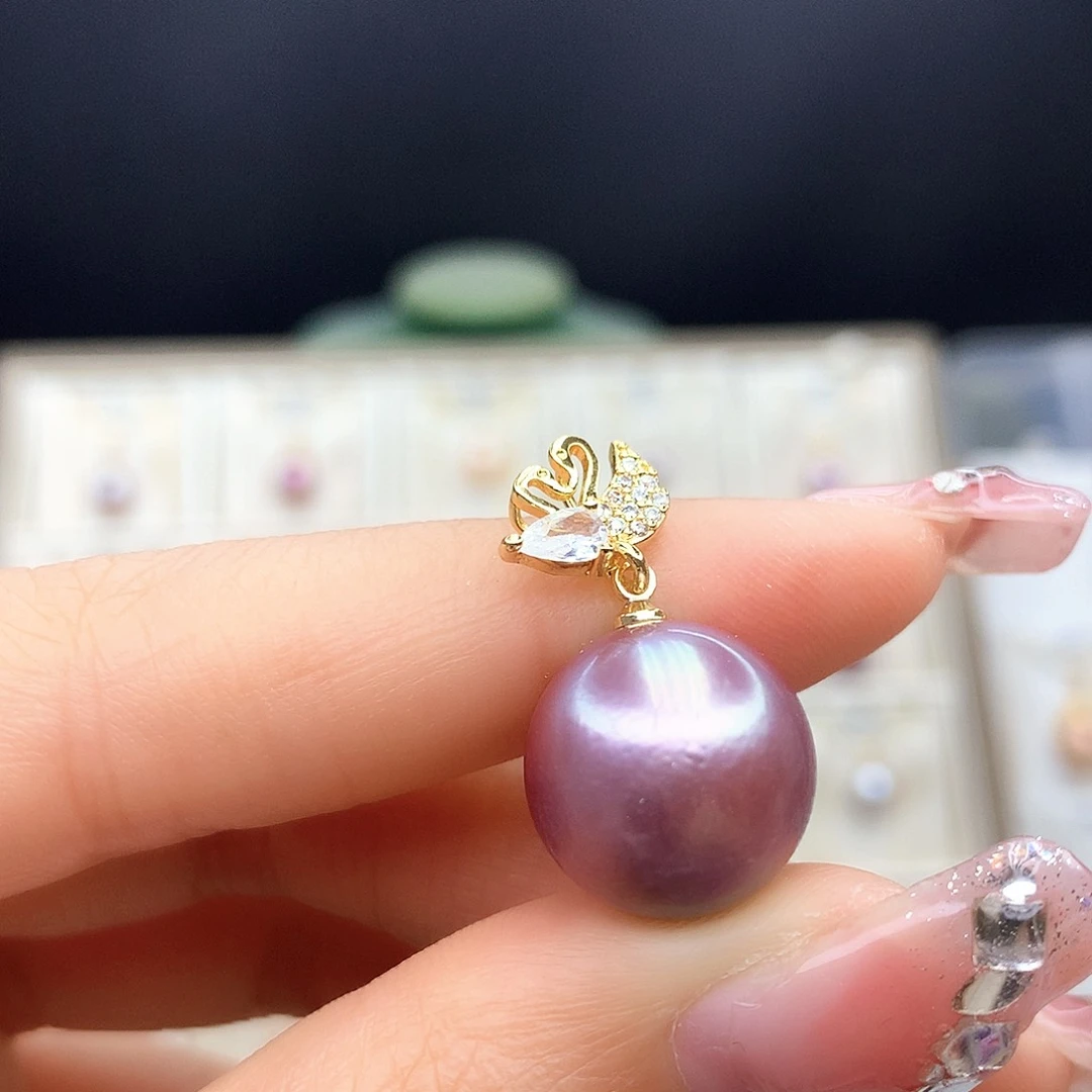 淡水珍珠颈饰合金