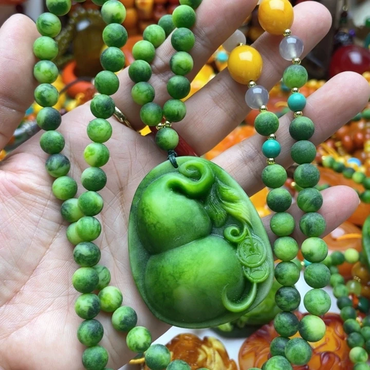 树脂制品56号葫芦毛衣链