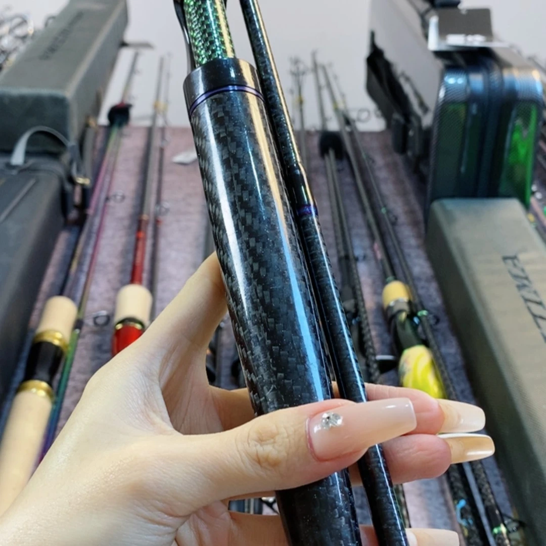 【闪购商品】2.4m碳素F***i两节路亚杆