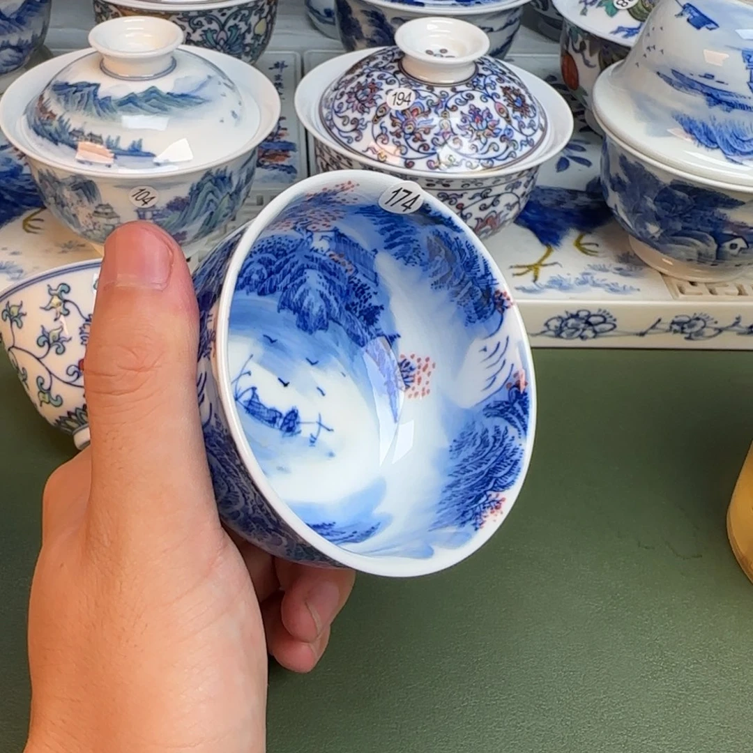 彦祖纯手工手绘茶具174