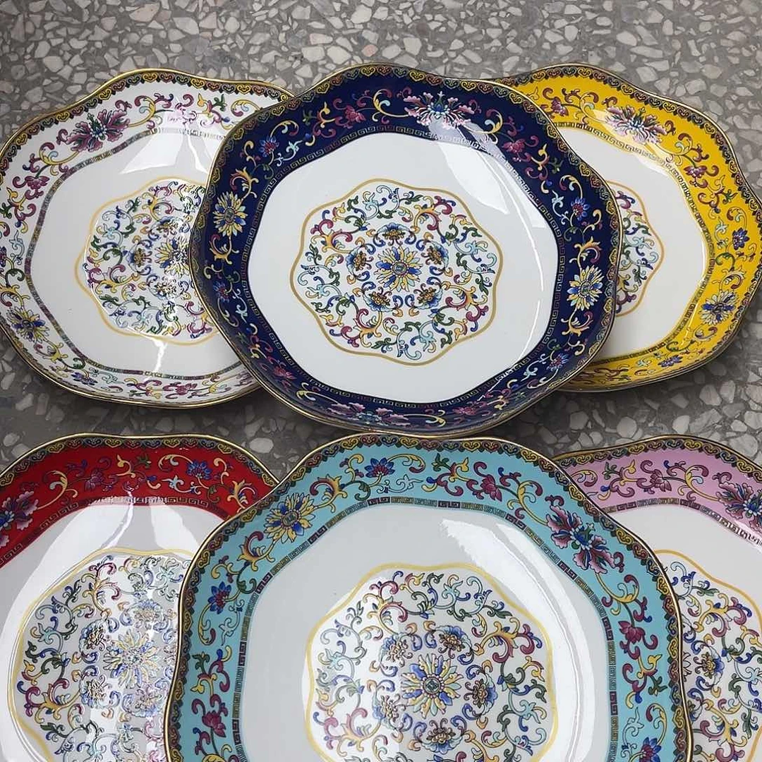 珐琅8寸6个……………………