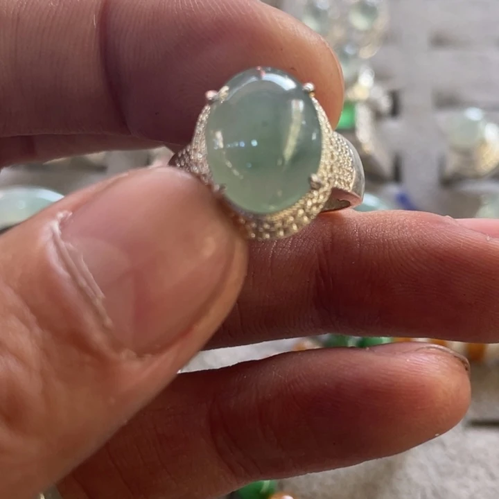 定制翡翠未镶嵌蛋面