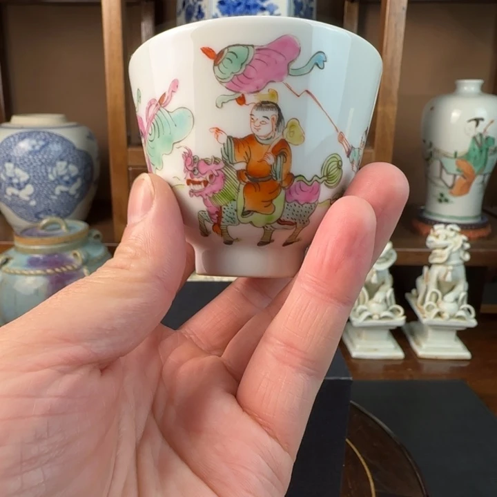 陶瓷000000005麒麟送子杯子