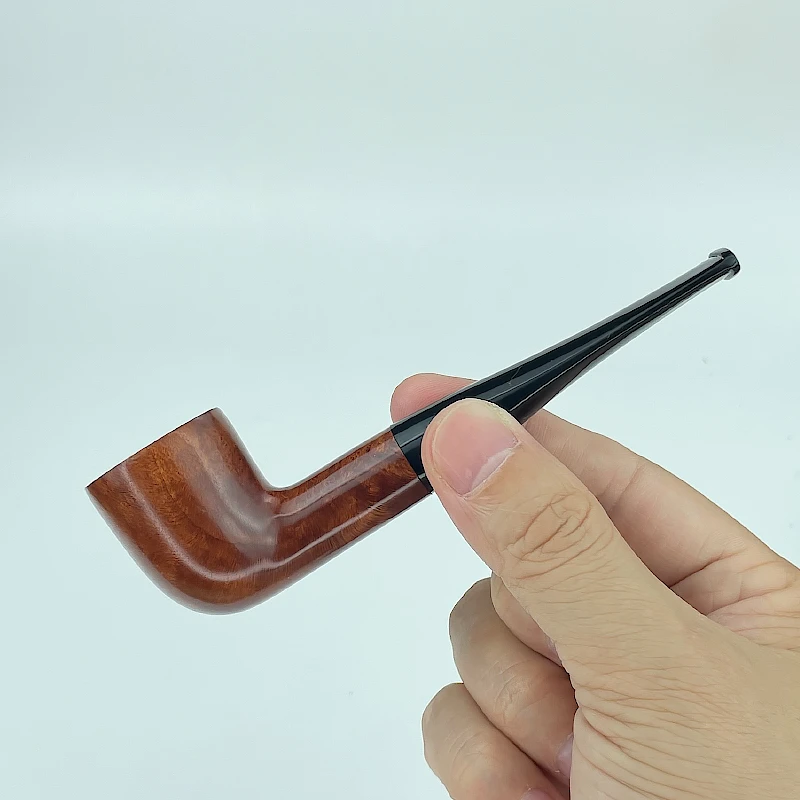 手工石楠木烟斗男士老式复古便携实木可拆卸红