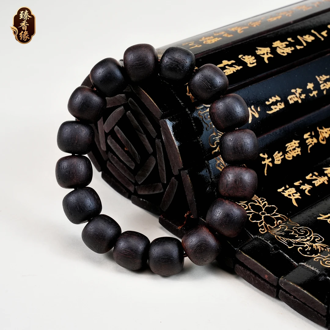 海南三宝降真香卡14苹果珠单圈手串