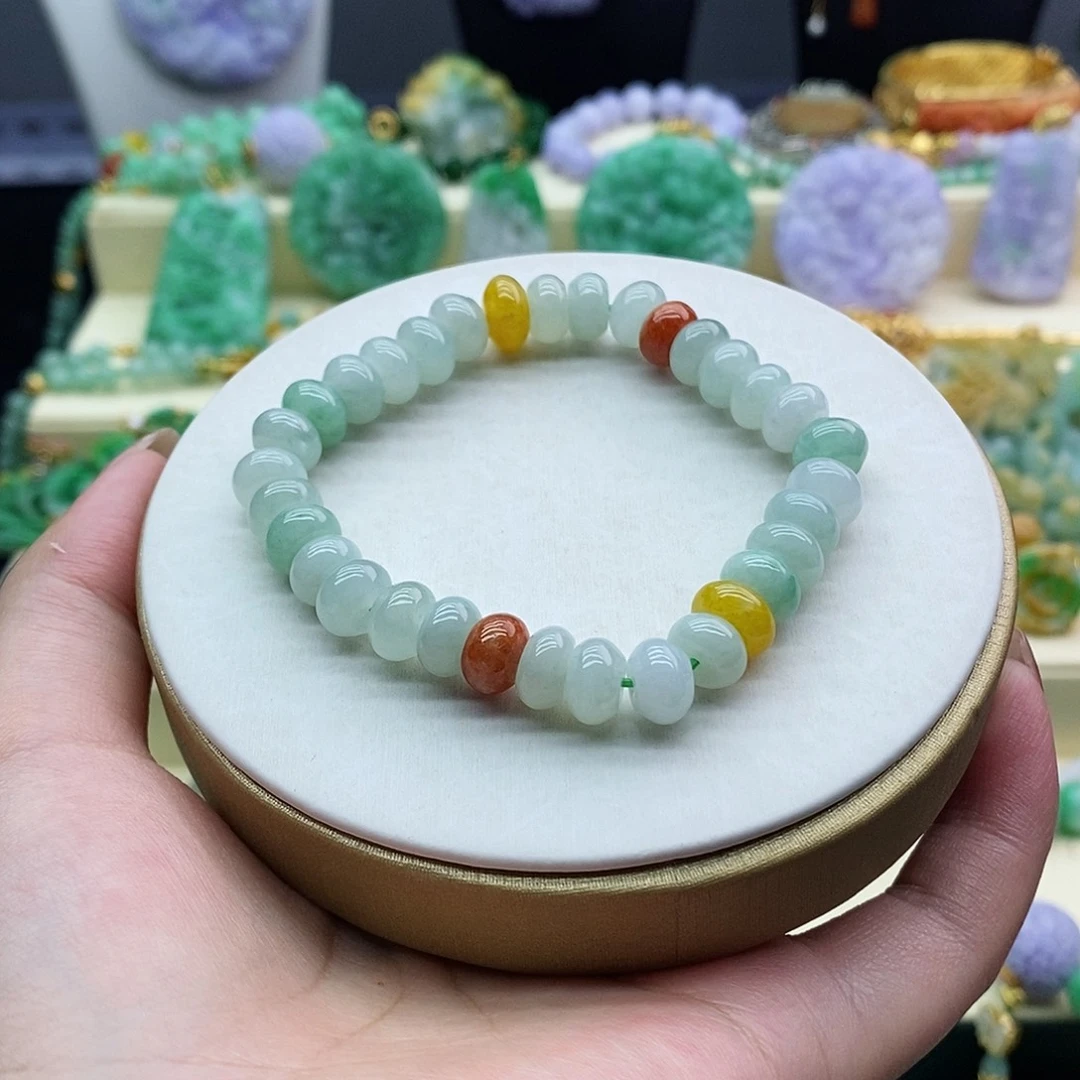 未镶嵌手串翡翠手串