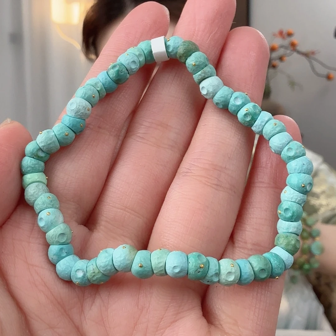 绿松石未镶嵌珠宝半成品