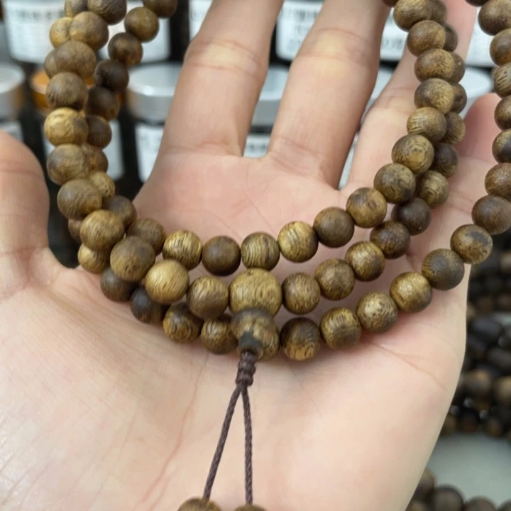 沉香沉香碎屑0.7圆珠多圈