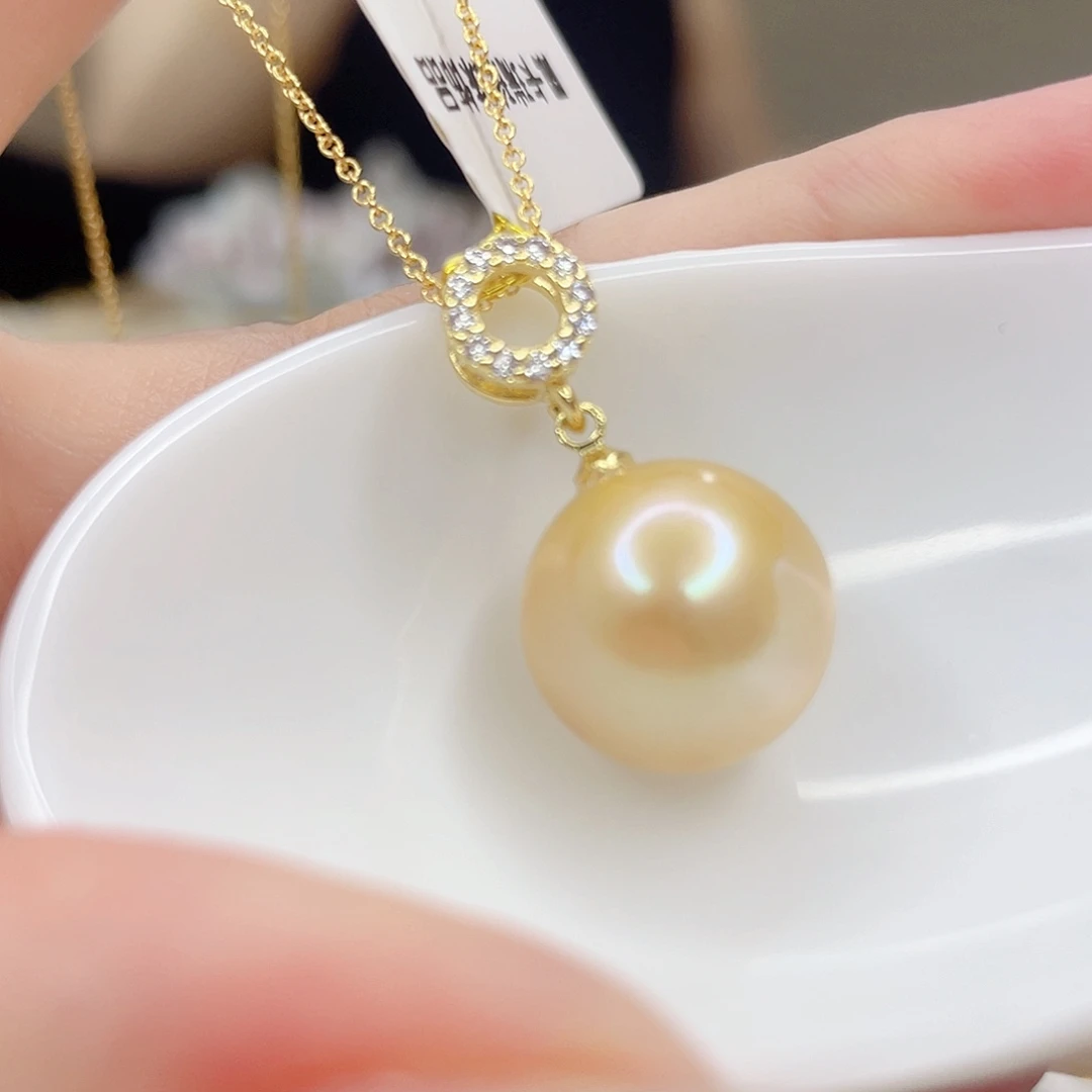 淡水珍珠合金吊坠(赠链)