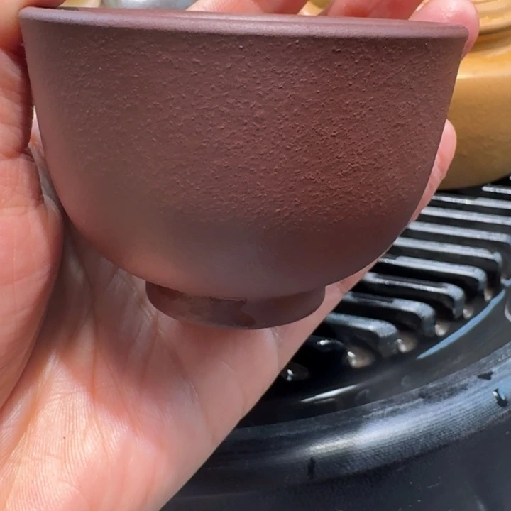 紫砂茶壶石红无添加60尺寸瑕