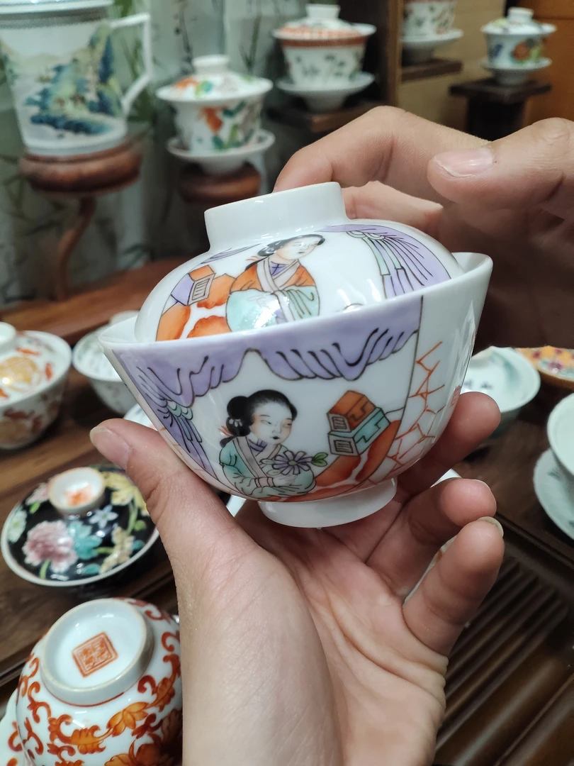 纯手工手绘小杯子