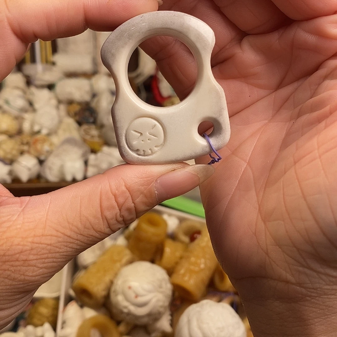 鹿骨把件21号指虎