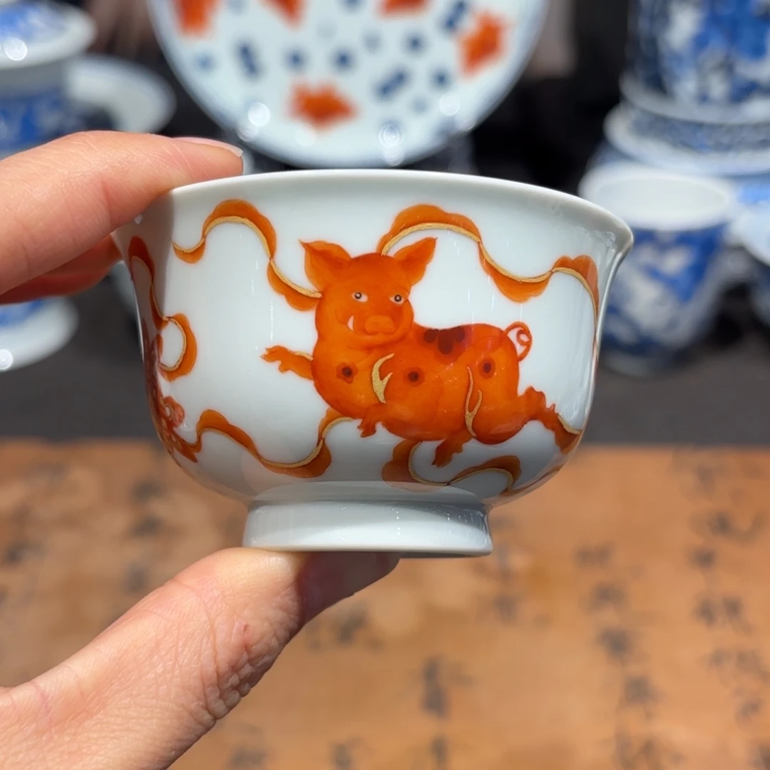 手工手绘陶瓷茶具