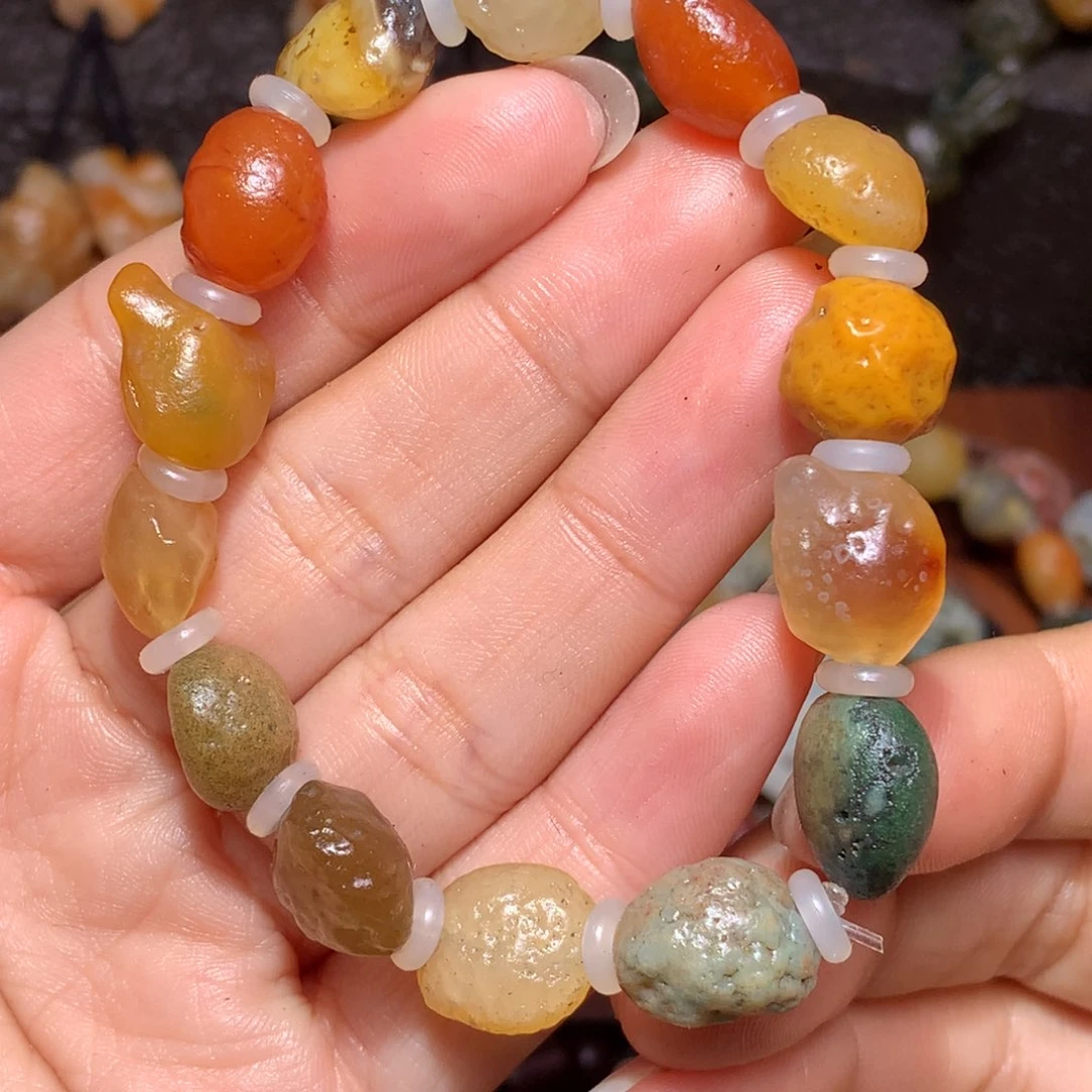 未镶嵌玛瑙/玉髓珠宝半成品