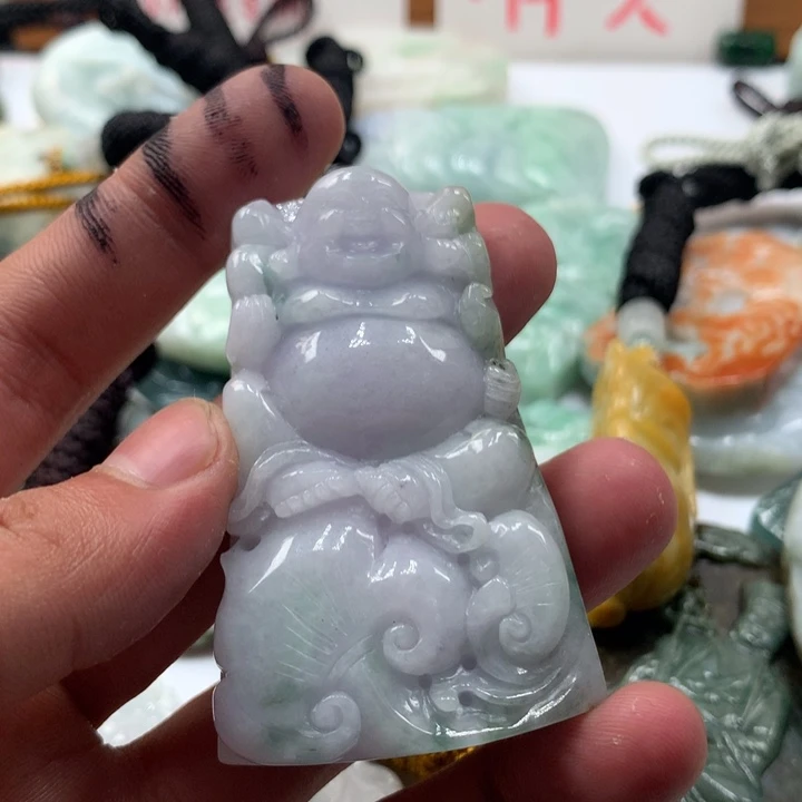 颈饰未镶嵌翡翠保真天然a货翡翠