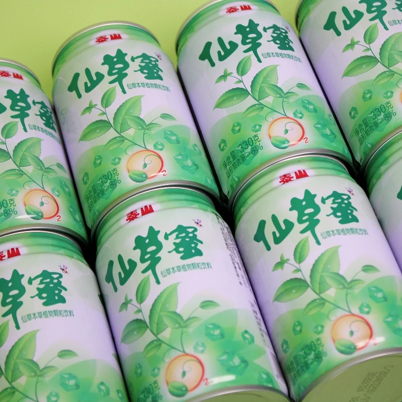 【泰山仙草蜜】330g*12罐本草植物颗粒饮料夏日饮品整箱批发
