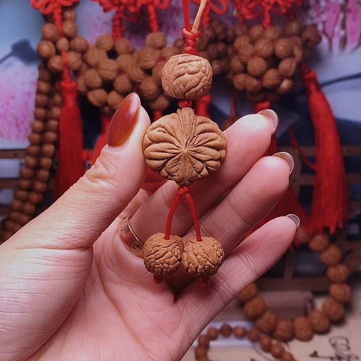 吊坠桃核龙纹桃枭