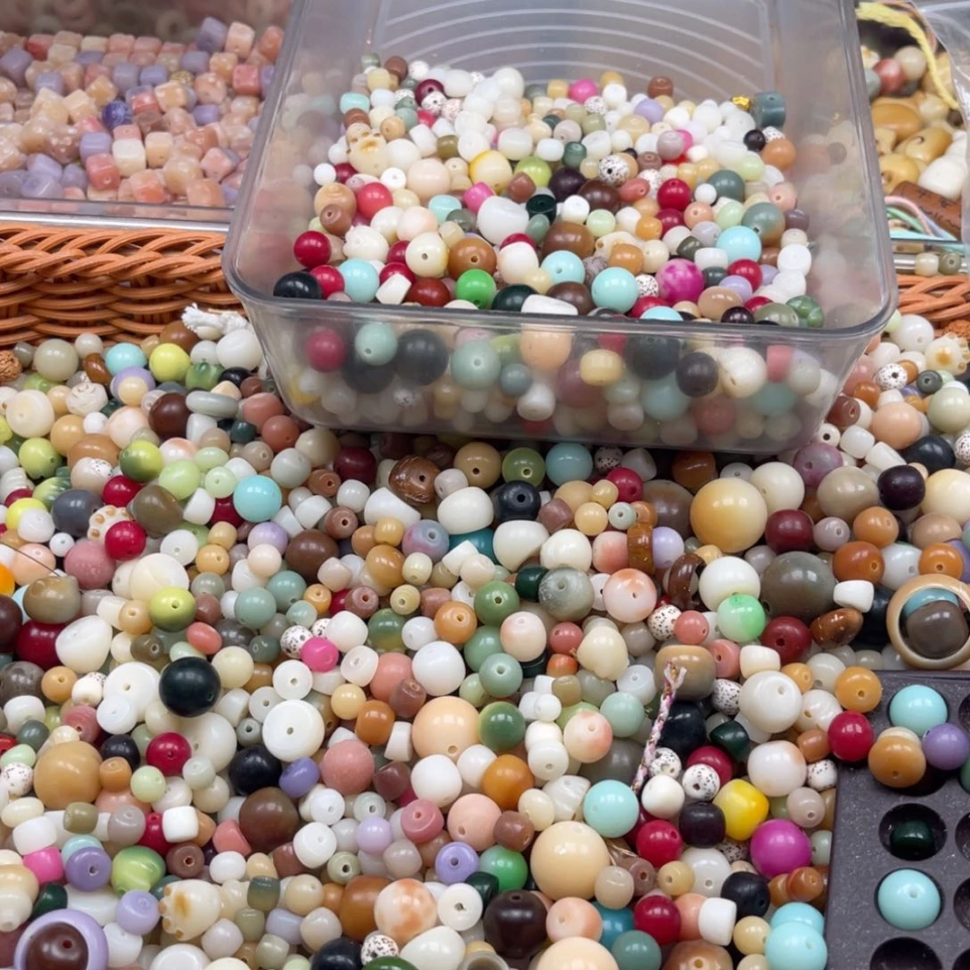 吊坠白玉菩提p x01/8-11mm/400颗混珠瑕