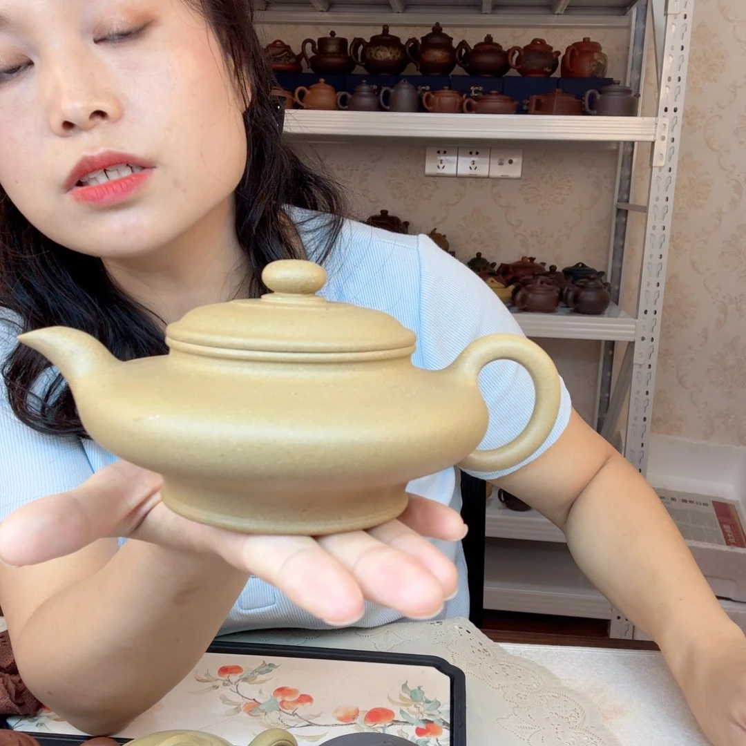 奔***伞茶壶紫砂精工制作微暇