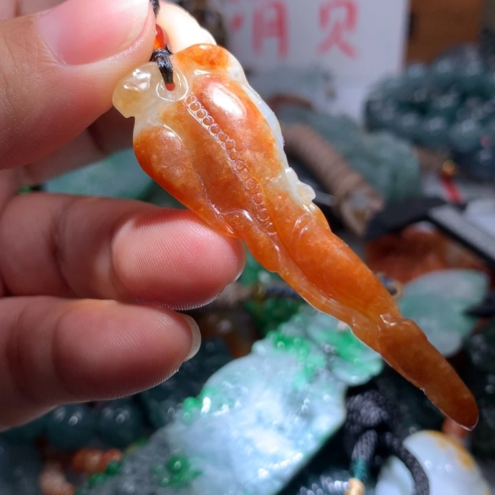 翡翠项链未镶嵌保真天然A货翡翠