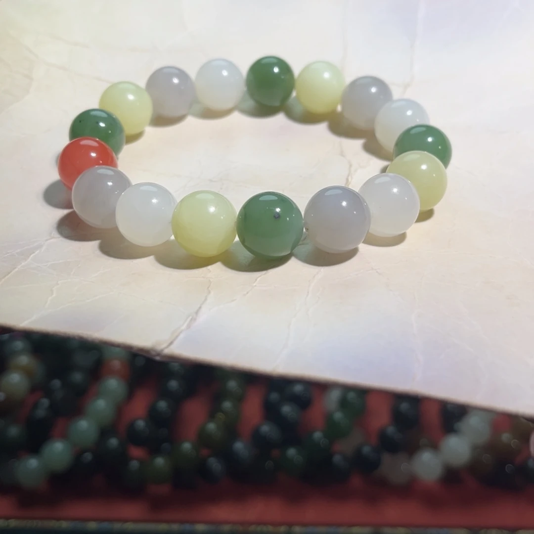 和田玉未镶嵌手链