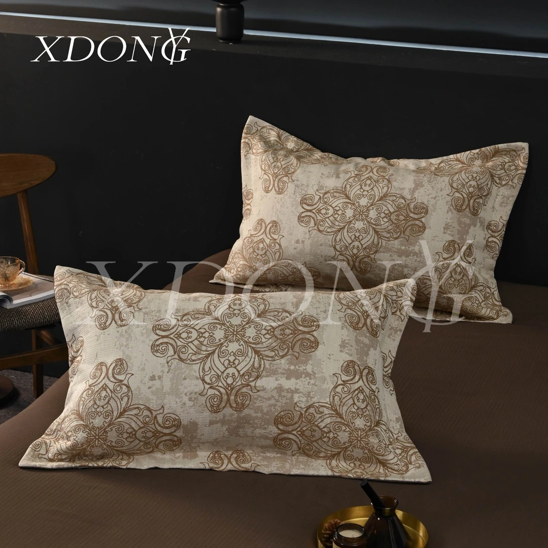XDONGY（冬云家纺）48*72高奢 吉祥结棕 枕套一对装