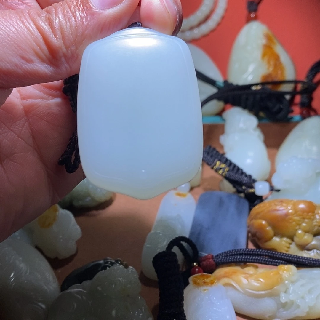 未镶嵌和田玉挂件风*