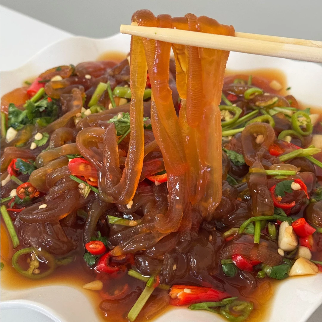 【船小宇】即食海蜇  凉拌海蜇  酸辣海蛰  1000g/桶