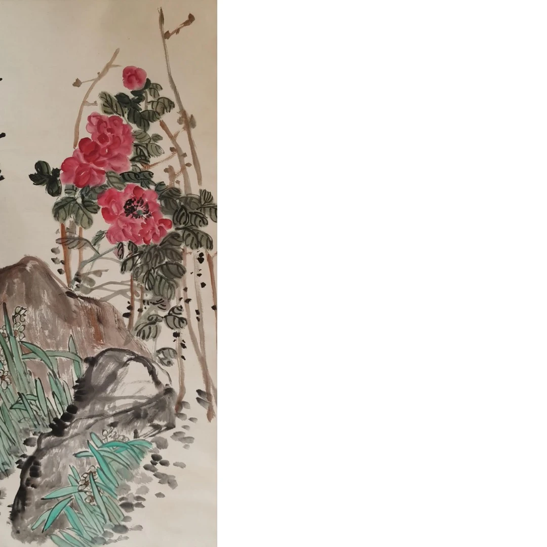 【辽拍】V250709-2-439《花卉》（8.7平尺) 纸本镜片