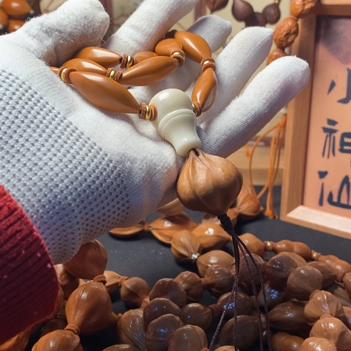 橄榄核手串/手链1.1柳叶脖挂