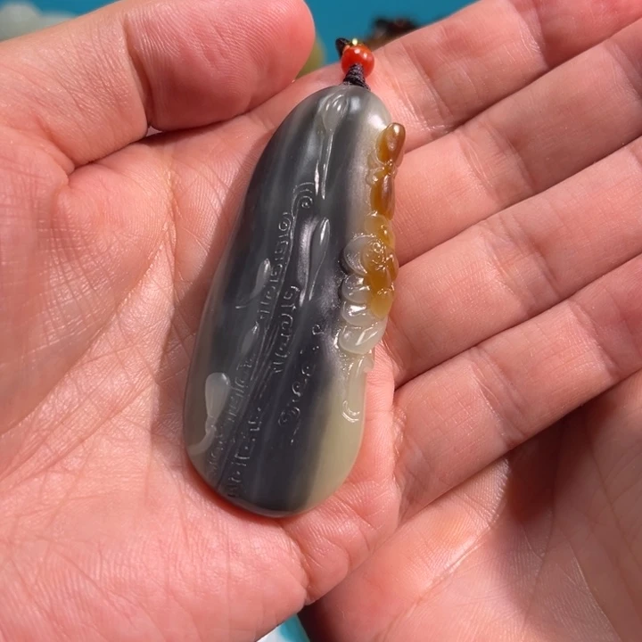 和田玉未镶嵌吊坠(不含链)
