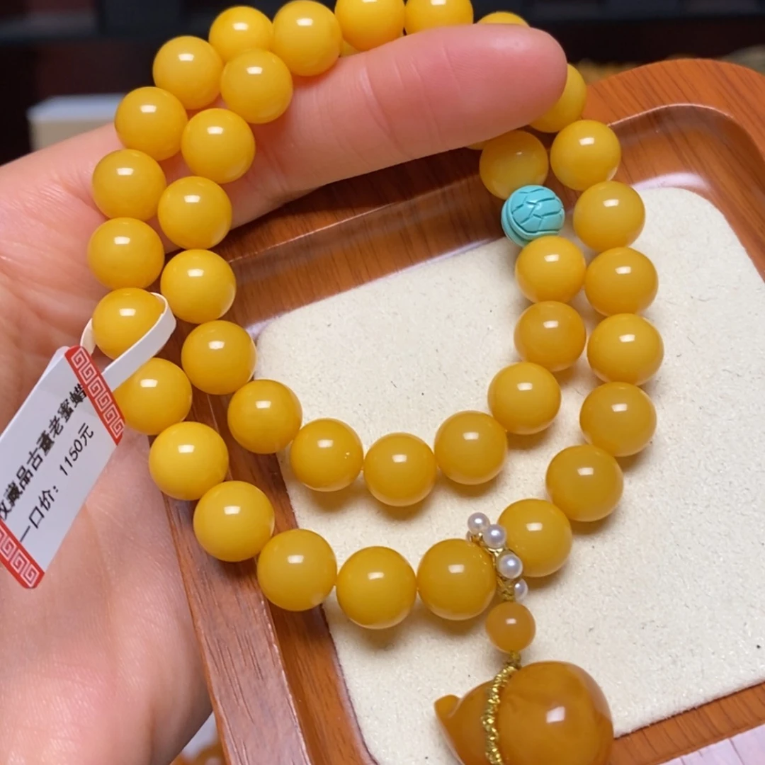 【闪购商品】未镶嵌蜜蜡手链手串