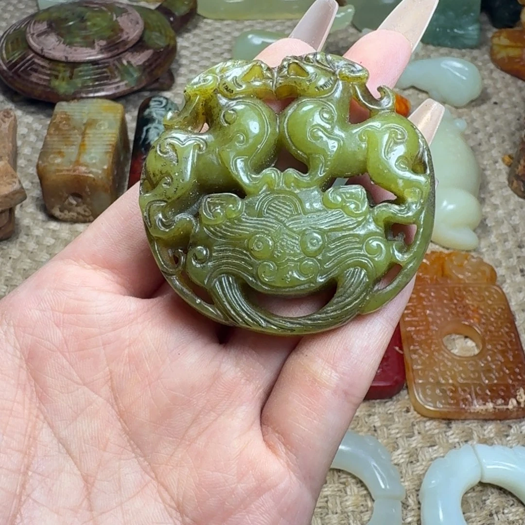 吊坠白玉菩提挂件