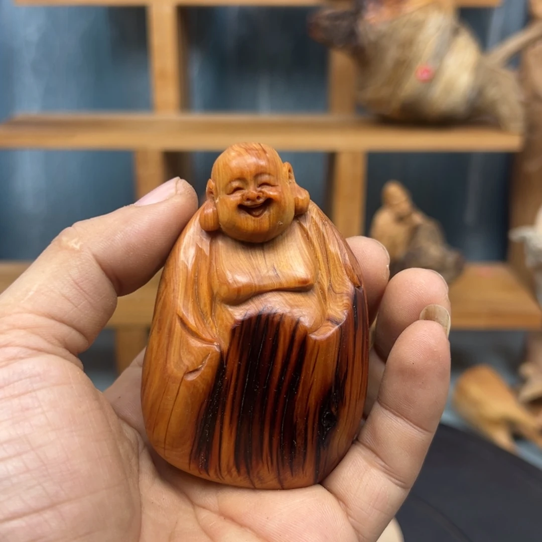 木军崖柏木摆件手把件