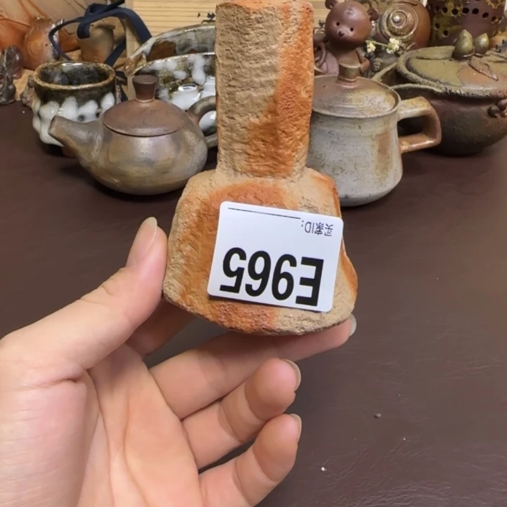 小西陶古花器备前烧