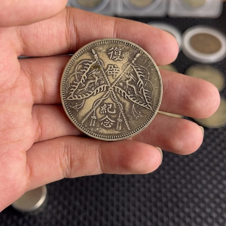 金属大头龙洋船洋工艺品