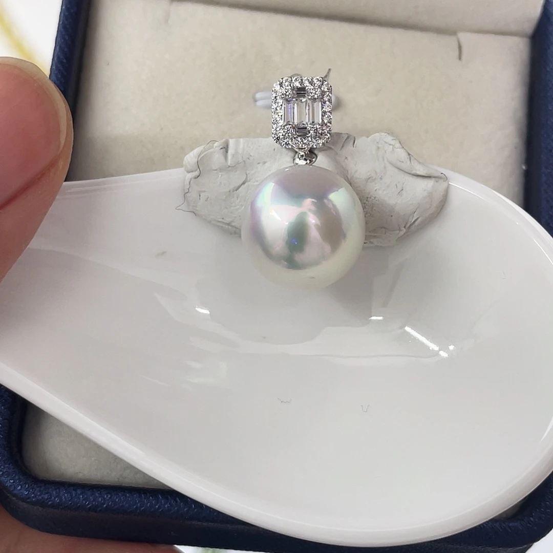 海水珍珠颈饰未镶嵌澳白14.1mm