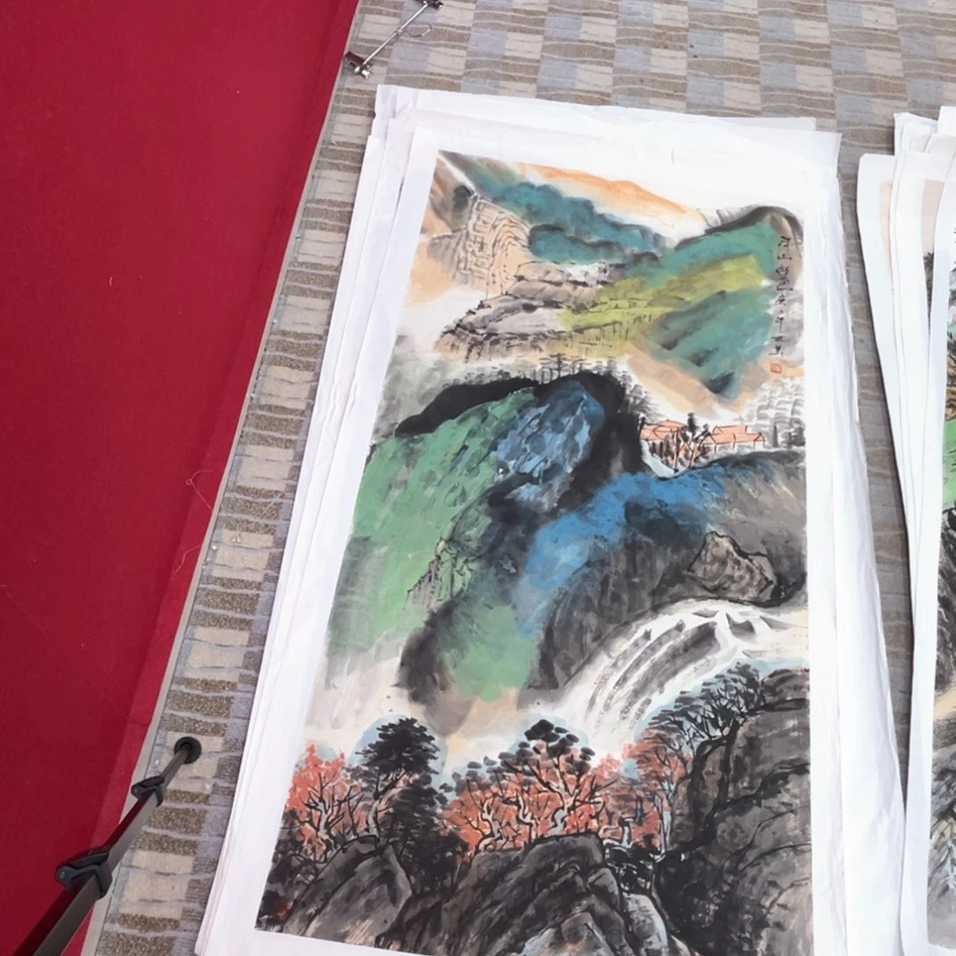 o***6国画李君美老师四尺正冯1
