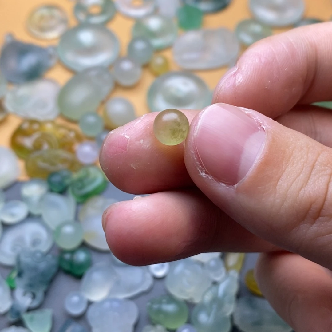 定制翡翠未镶嵌子****9珠子